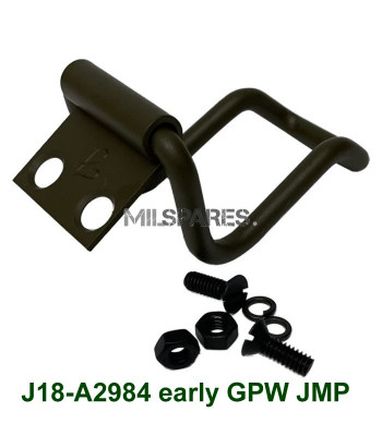 Axe clamp rear, 2 hole, GPW